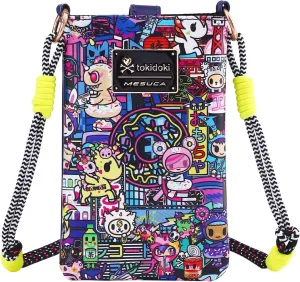 Tokidoki PU Leather Crossbody Cell Phone Purse, Lightweight Shoulder Bag Wallet Credit Card