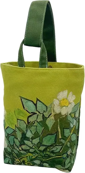 Tote Bag for Women Oxford Cloth Handbag Bucket Bag with Magnetic Snap Closure