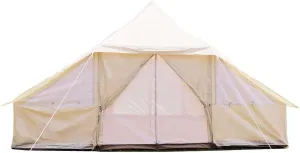 Touareg Tent 285g Cotton 5-8 Person 900D Oxford 2000-3000mm Waterproof 540g PVC Ground Sheet 500x400x300cm