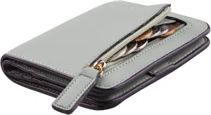 Toughergun Wallet Women Rfid Blocking Small Compact Bifold Luxury Leather Pocket Wallet Ladies Mini Purse with ID Window