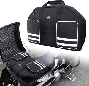 Tour Pack Organizer, Motorcycle Tour Pack Liner Bag 40L Compatible with Harley Davidson Street Glide, Electra Glide, Road Glide, Road King, Travel Luggage Organizer Bag for Motorcycle Trunk