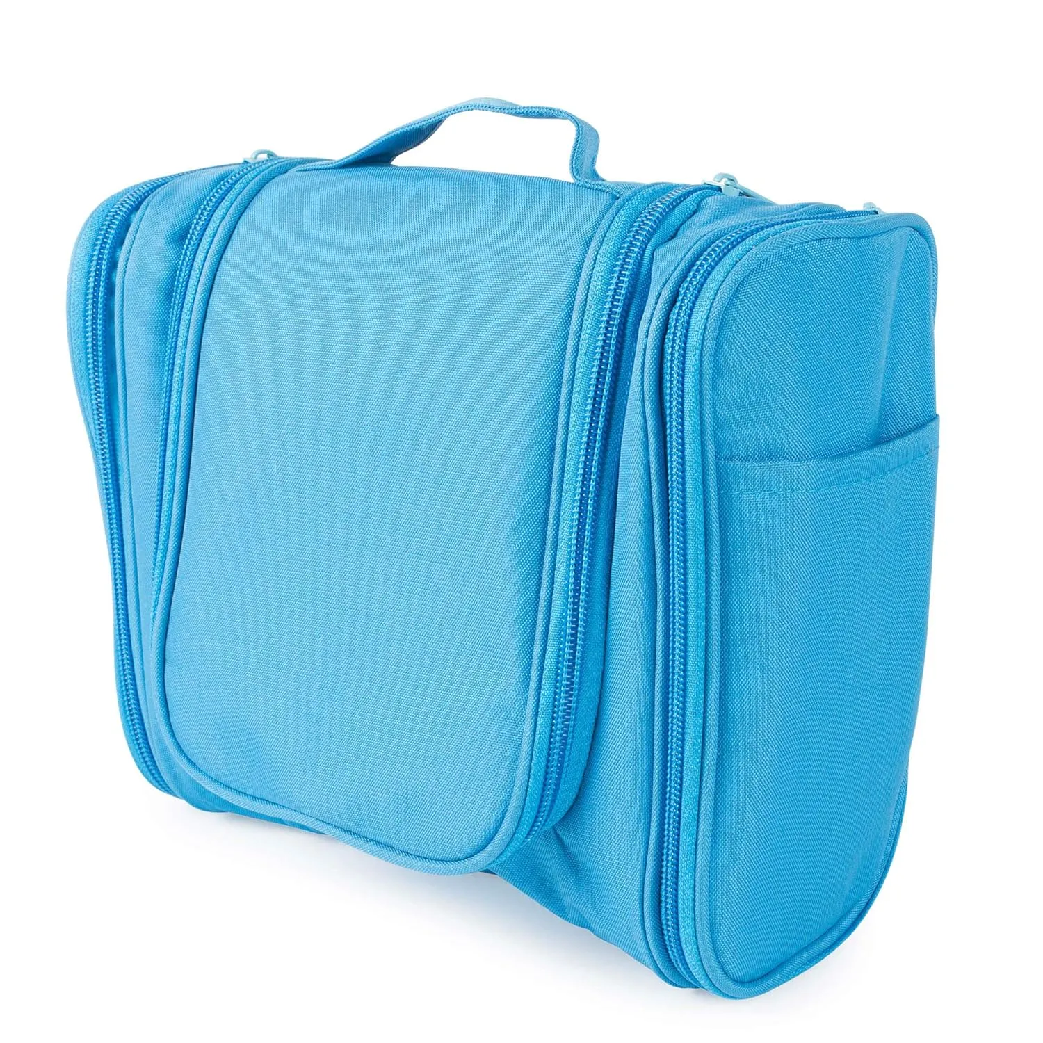 Travel Hanging Toiletry Bag for Men & Women, Perfect for Cosmetics, Makeup, Toiletry Organizer, Shaving Kit, and Large Essentials - Blue