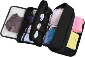 Travel Multi-function Underwear Organize Storage Bag Portable Bra Socks Lingerie Accessories Pack Cube Toiletry Bag