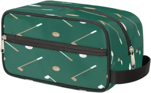 Travel Toiletry Bag for Kids Boys Men Women,Golf Club Sport Waterproof Make up Bag for Travel, Shaving Bag Dopp Kit, Cosmetic Bag-Hangable Makeup Pouch, Men's Bathroom Bag