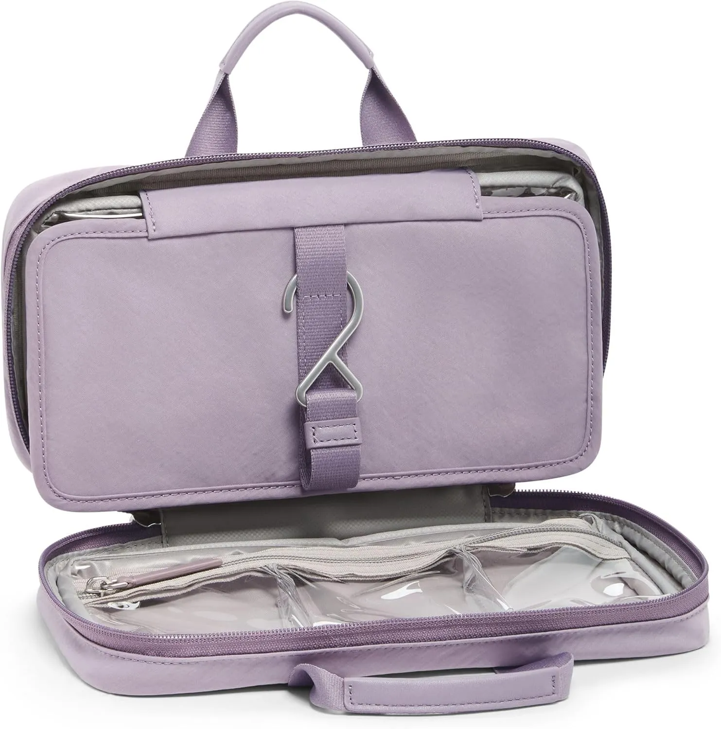 TUMI - Voyageur Madeline Cosmetic Bag - Women's Travel Makeup Toiletry Case, Lightweight with Zip Pockets and Metal Hanger