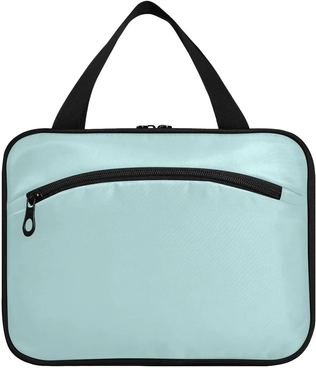 Turquoise hanging mens toiletry bag with hook, designer accessories snack bag for travel must haves travel bolsas para maquillaje L