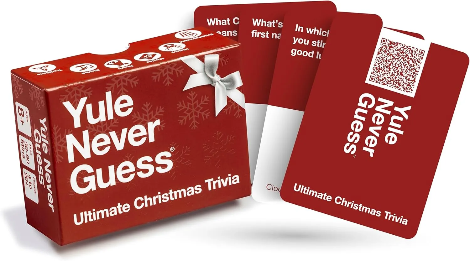 Ultimate Christmas Trivia Card Game - 110 Cards - 3 or More Players - Ages 8 