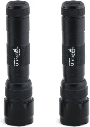 Ultrafire WF502B LED Flashlight 1000 Lumen Flashlight Torch 5 Mode Portable Flashlights (2 pack)
