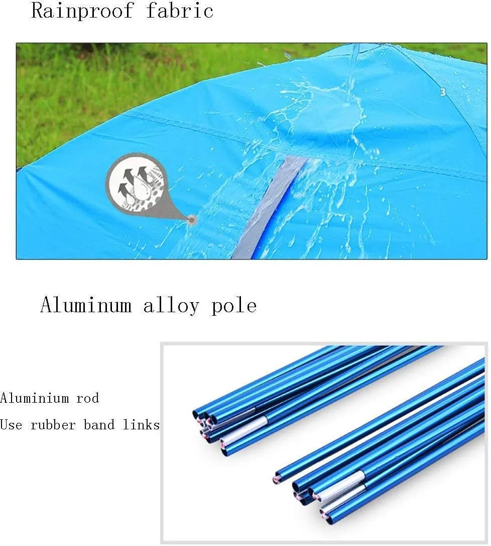 Ultralight 2 People Outdoor Camping Tent Waterproof Instant Tents Vacation Sun Shelter for Hiking Travel Mountaineering Rainfly