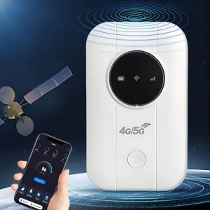 Ultralink Pocket, Free Internet in Your Pocket, Router Unlimited Satellite Internet, Portable WiFi Hotspot for Travel, Ultra Link Satellite Internet 5G, High Speed Smart Router for Anywhere