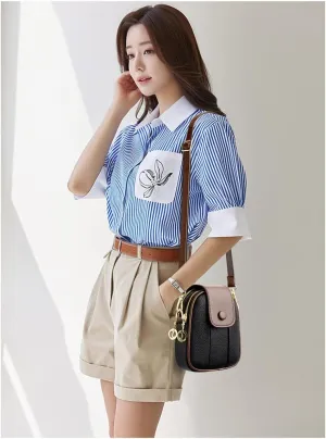 Urban Chic Leather Crossbody – Compact & Versatile Phone Bag for Women