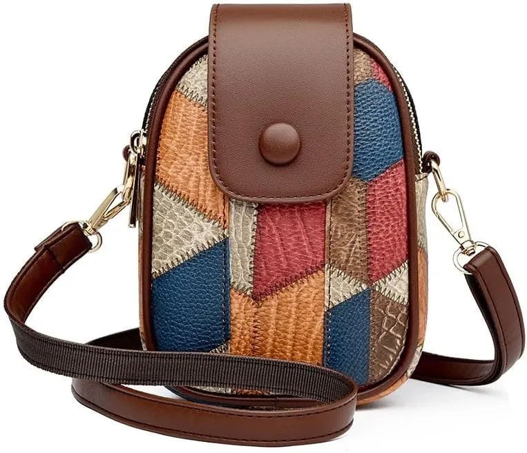 Urban Chic Leather Crossbody – Compact & Versatile Phone Bag for Women