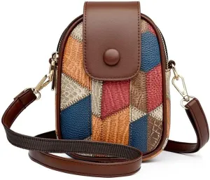 Urban Chic Leather Crossbody – Compact & Versatile Phone Bag for Women