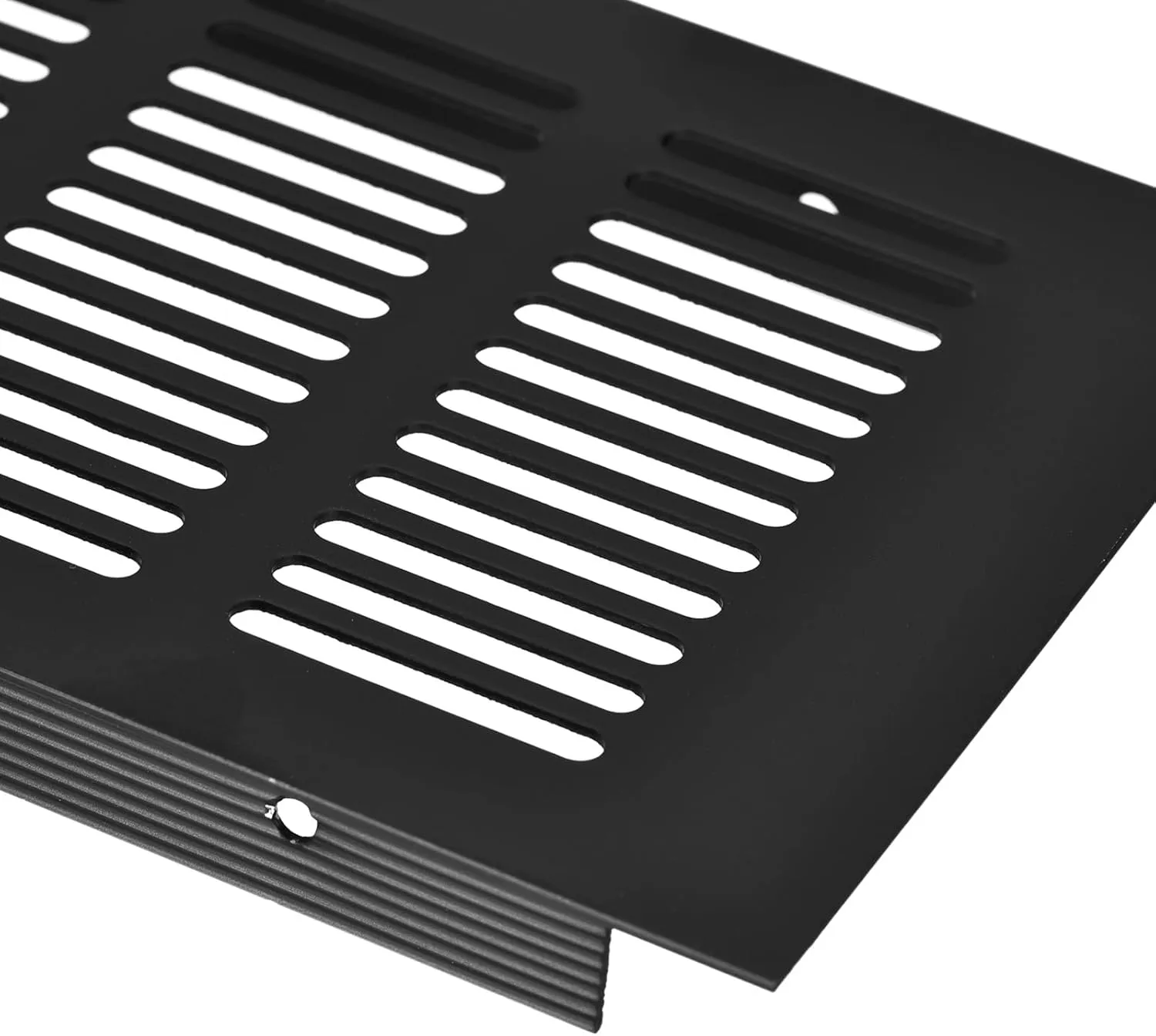 uxcell 4pcs Rectangle Ventilation Grille Aluminum Alloy Mesh Air Vent Cover Louvered Ventilation Cover for Cabinet Wardrobe Shoe Cabinet Closet, 200x100mm/7.87"x3.94"