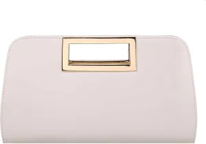 VASCHY Clutch Purse for Women,Fashion Vegan Leather Cut-Out Handle Evening Handbag Crossbody Shoulder Bag for Wedding,Party