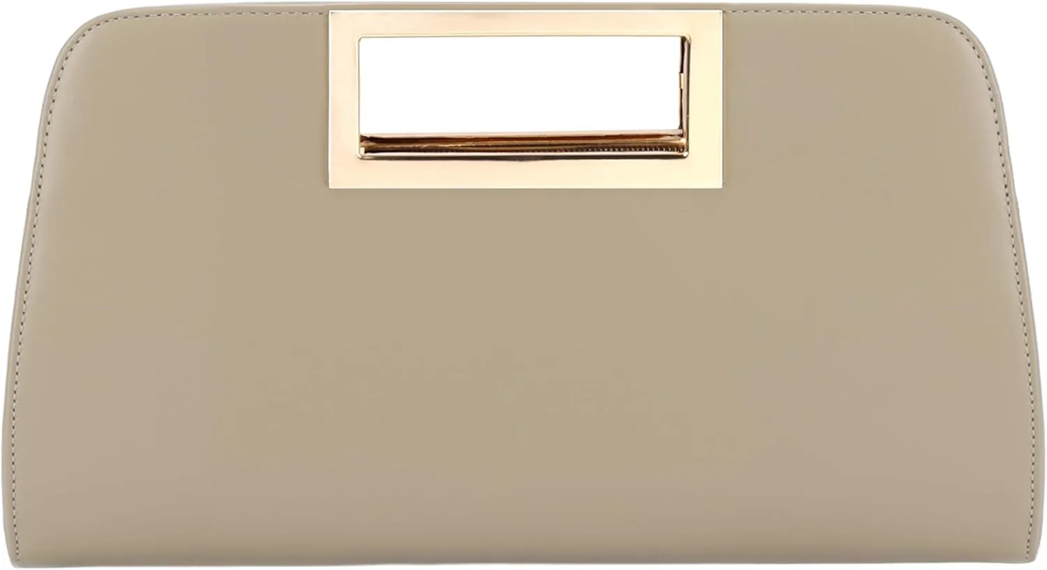 VASCHY Clutch Purse for Women,Fashion Vegan Leather Cut-Out Handle Evening Handbag Crossbody Shoulder Bag for Wedding,Party