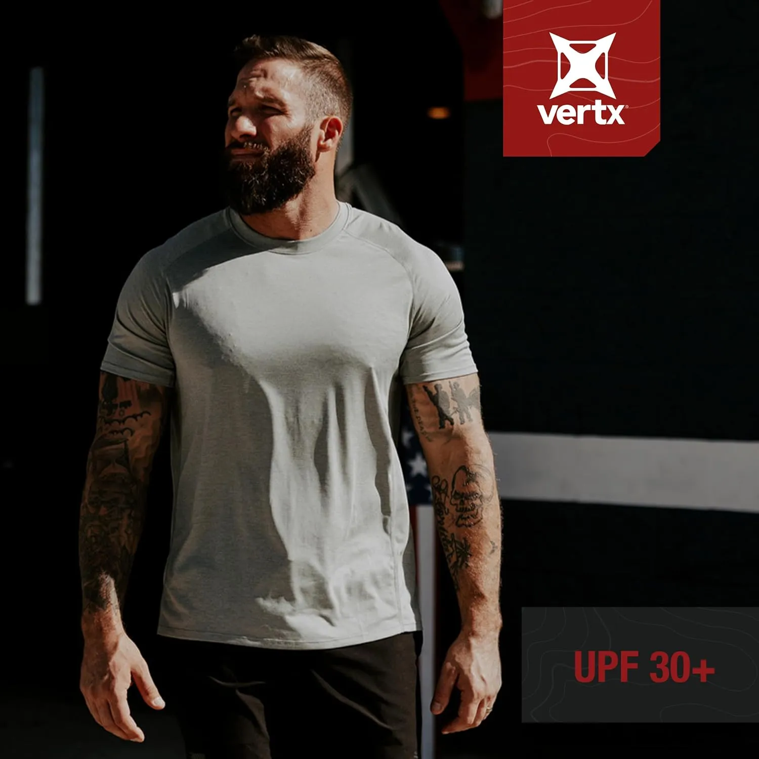 Vertx Men’s Journey Performance Short Sleeve Shirt, Lightweight, Moisture-Wicking, Breathable, Relaxed-Fit