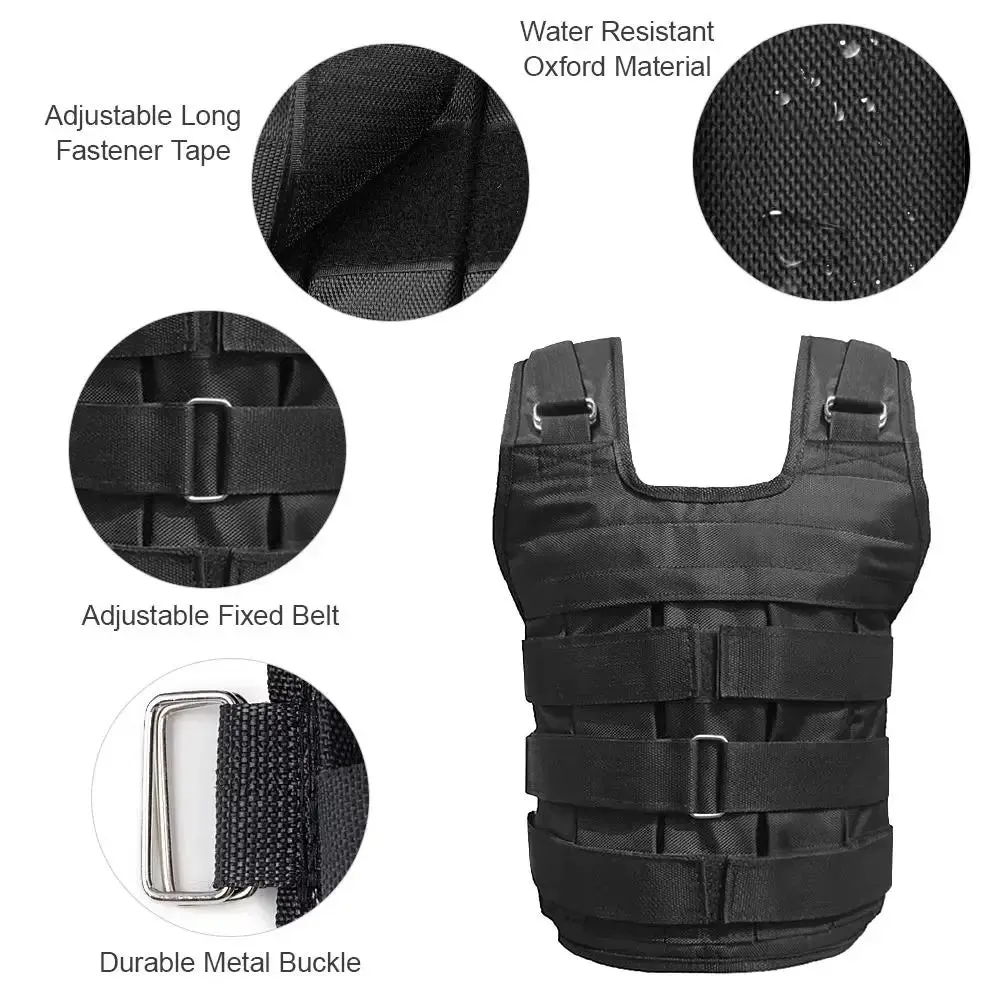 Vest Oxford Running Weight-Bearing Sand Weight Training Weight Vest Adjustable Loading Vest Comfortable Durable Discounted delivery Cloth Clothing Oversized savings