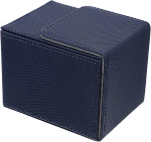 VICASKY Pu Leather Card Decks Box Compact Storage Organizer for Trading Cards Dice Tokens Case for Collectors Easy to Carry