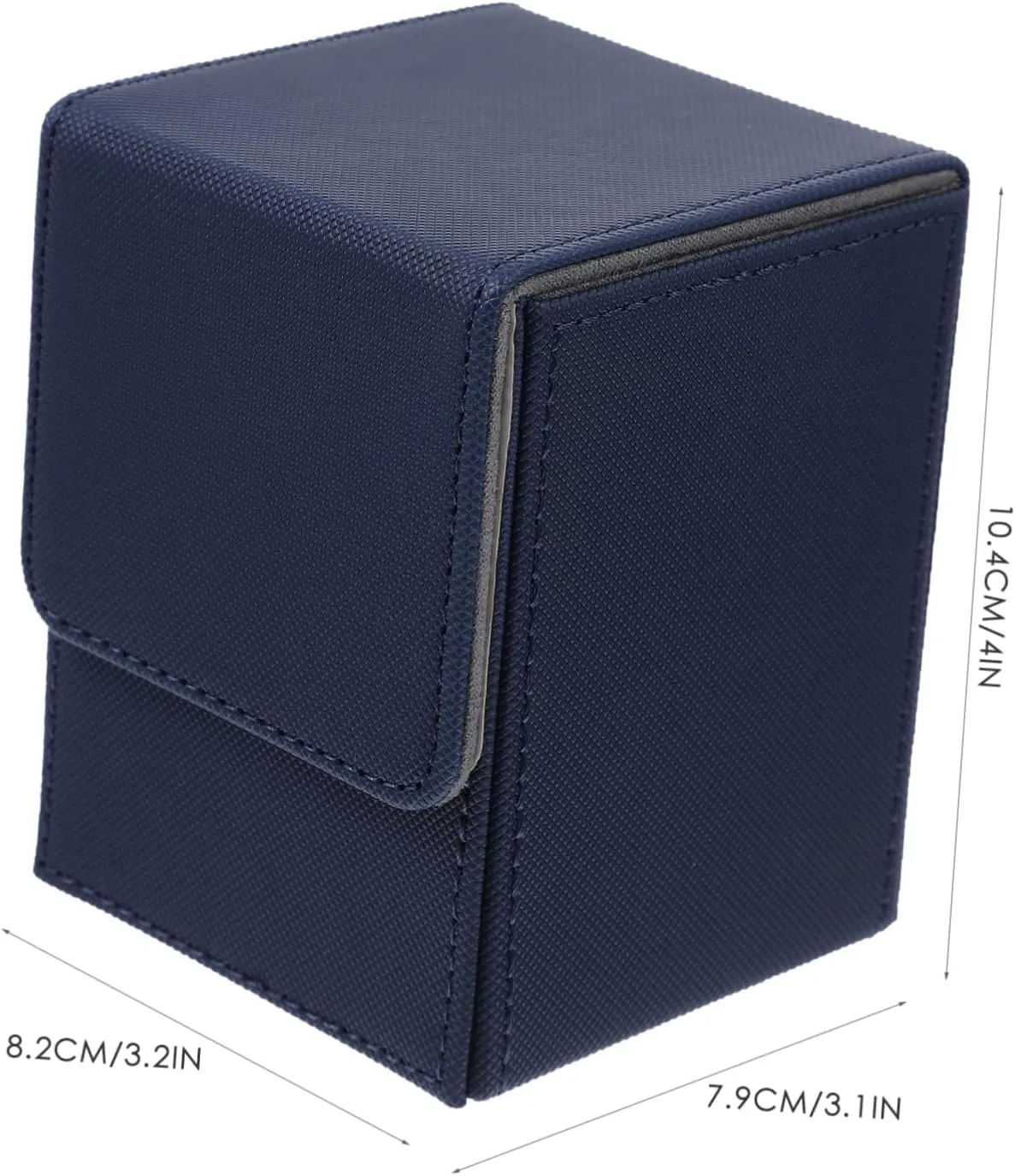 VICASKY Pu Leather Card Decks Box Compact Storage Organizer for Trading Cards Dice Tokens Case for Collectors Easy to Carry