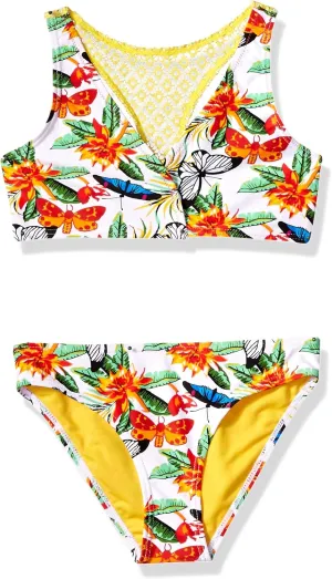 Vigoss Girls' Tropical Vacation Racerback, Multi-Colored, 14