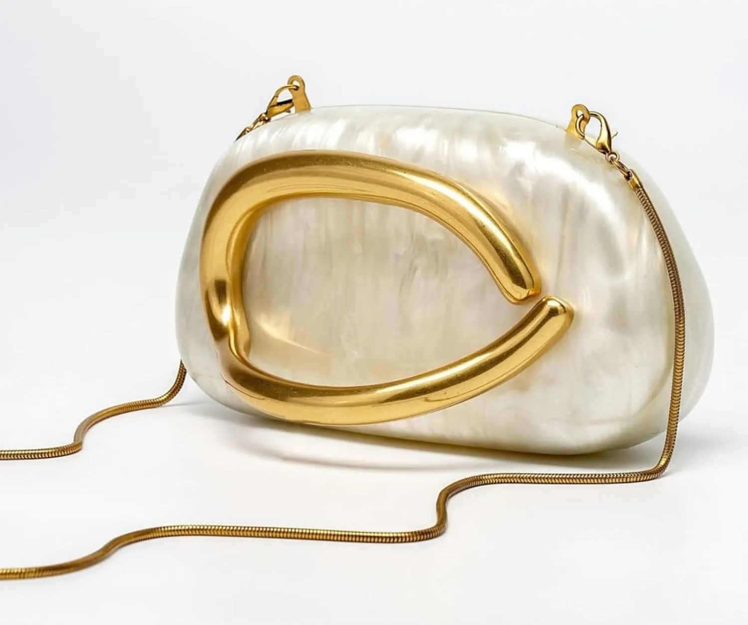 Vintage Handle Evening Clutch PU Handheld Purse Chain Shoulder Box Crossbody Elegant Mini Party Bag