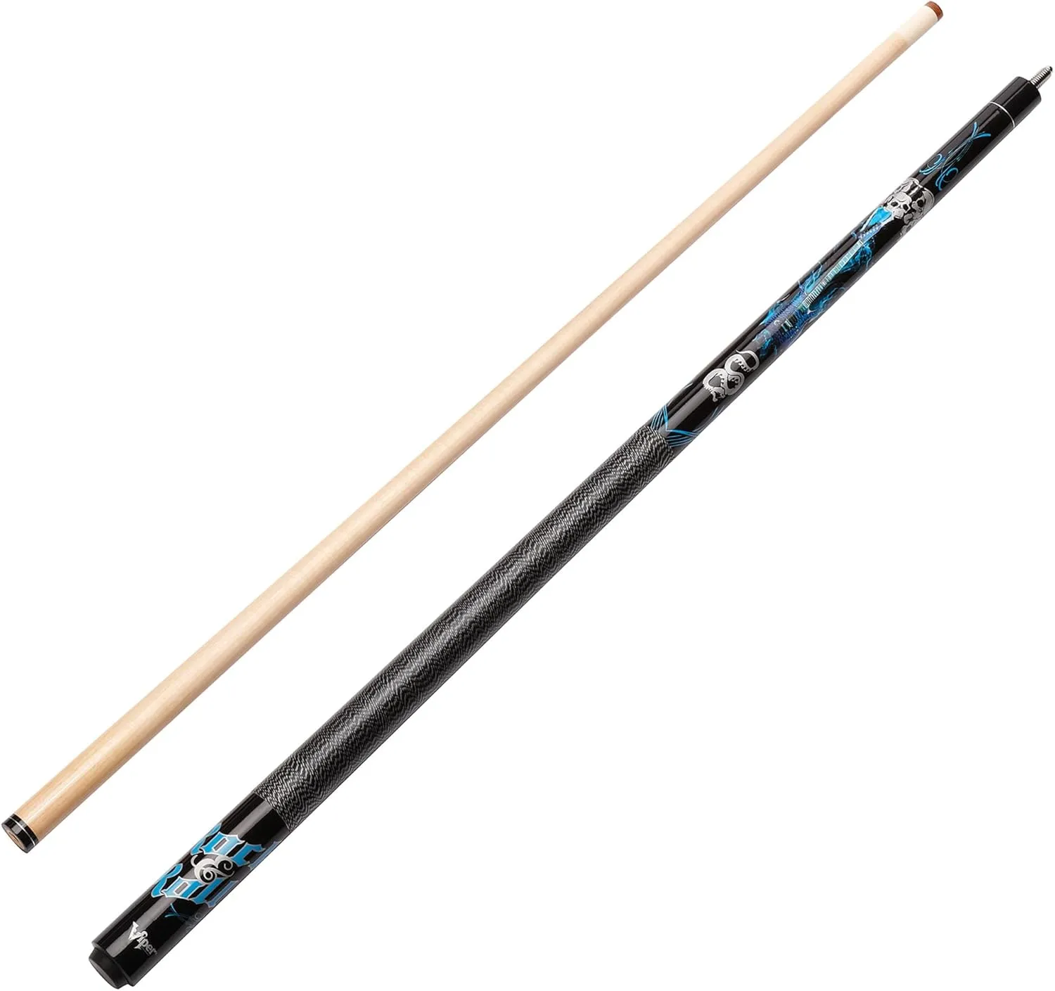 Viper Underground 58" 2-Piece Billiard/Pool Cue, Rock & Roll