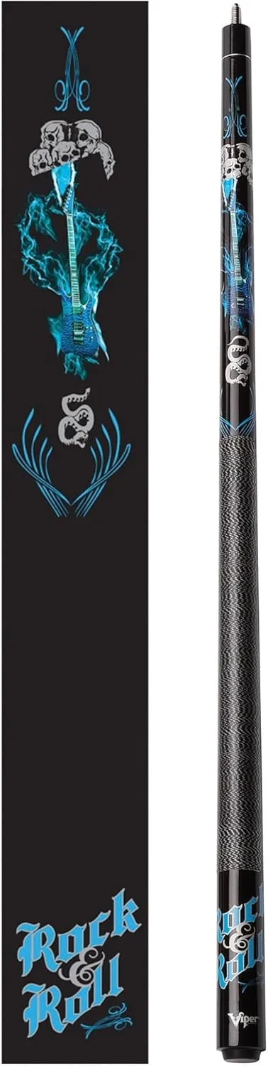 Viper Underground 58" 2-Piece Billiard/Pool Cue, Rock & Roll