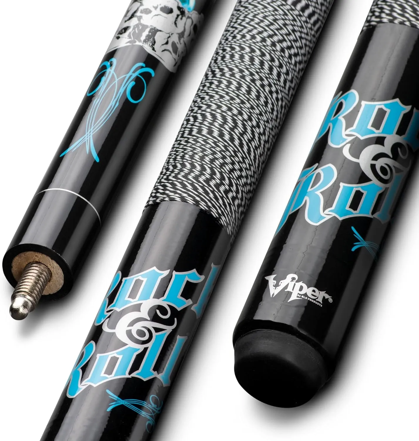 Viper Underground 58" 2-Piece Billiard/Pool Cue, Rock & Roll