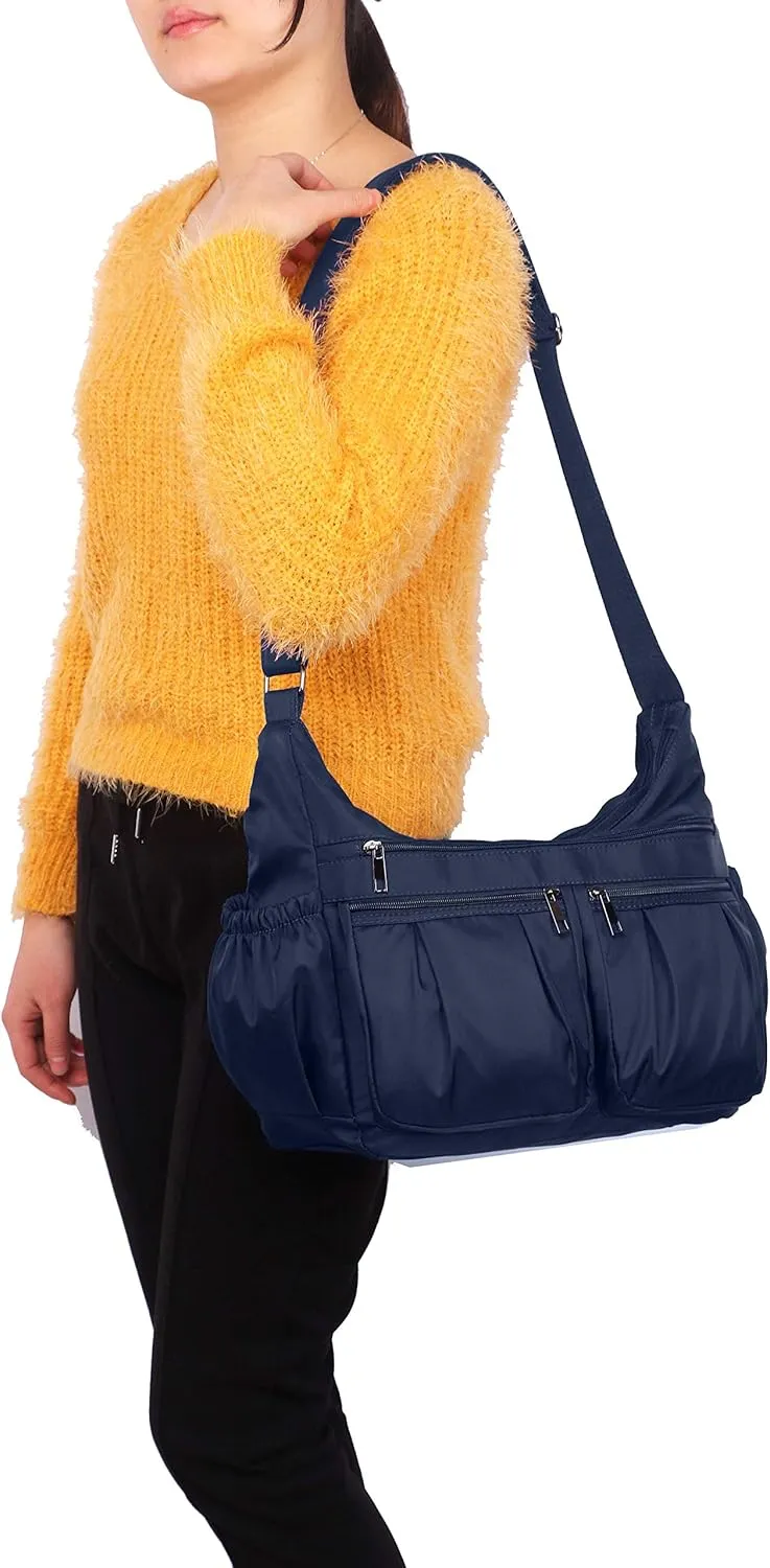 VOLGANIK ROCK Crossbody Purses for Women Shoulder Handbags Lightweight Waterproof Nylon Travel Bag Ladies Pocketbooks