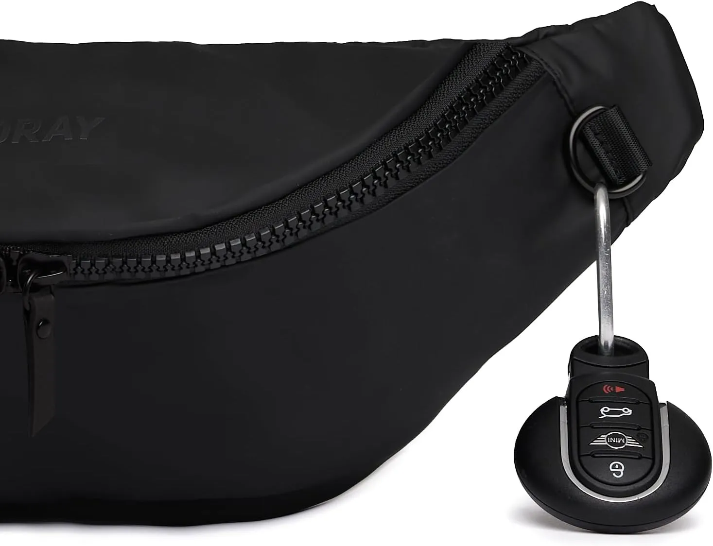 Vooray Everyday Pack - Black, Sleek and Functional Waist Pack or Crossbody