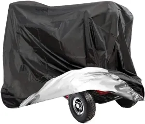 VVHOOY Mobility Scooter Cover Waterproof With Storage Bag - 210D Oxford Heavy Duty Power Wheelchair Protector From Dust, Dirt, Snow, Rain, Sun Rays