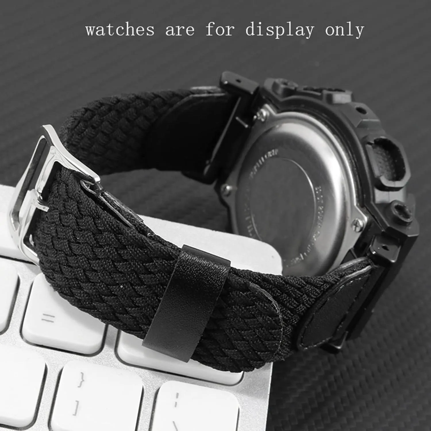 Watch Straps,Watch Wristband,20mm Electronic Analogue Watch Woven Canvas Nylon Watchband Replacement Accessories Sweat Absort Soft Comfortable Watch Wrist Band