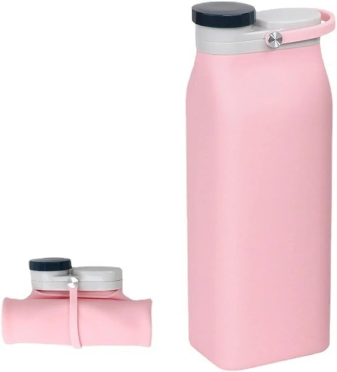 Water Bottle Sports Water Bottles Outdoorsy Squeeze Water Bag Water Drinking Bottle Collapsible Water Bottles Travel Water Bottle(Pink)
