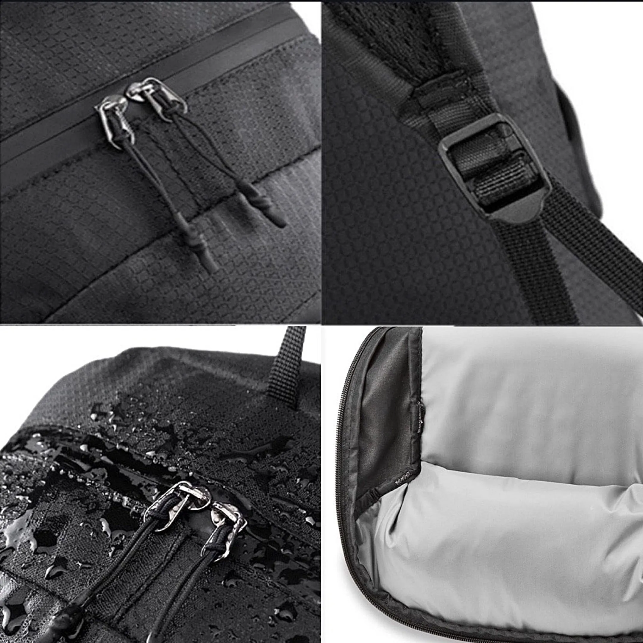 Water Resistant Multi Purpose Foldable Backpack