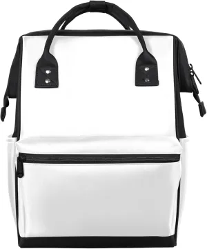 Watercolor Parrot Diaper Bag Mommy Bags With Adjustable Shoulder Strap Waterproof Multifunction Shoulder Bag Travel Large Capacity Backpack for Moms And Dads