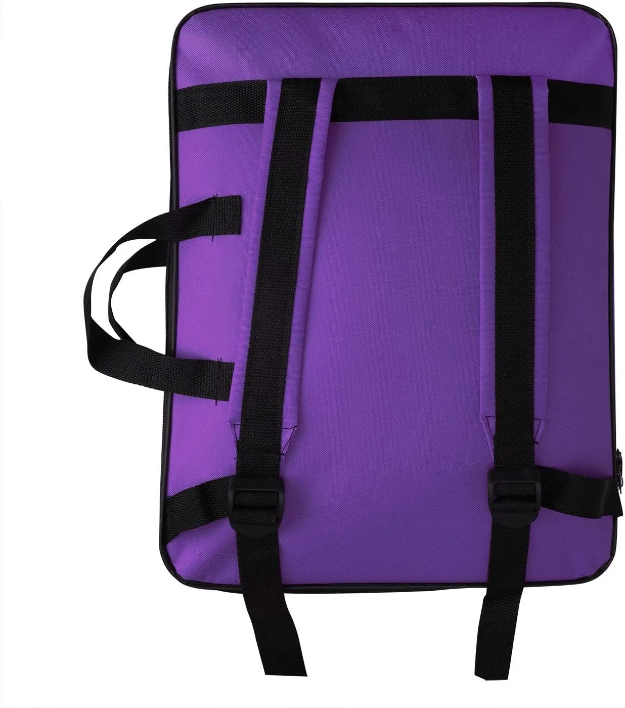 Waterproof Art/Craft Supplies Storage Tote Bag Artist Travel Portfolio Carrying Bag Case Painting Box Large Messenger Bag for Painting Brushes Pencils Palette Paints Sketchbook (Purple(Child))