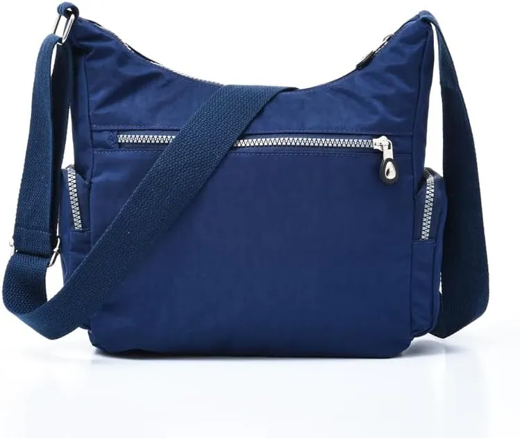 Waterproof Nylon Crossbody Bag for Women Large Capacity Shoulder Bag Travel Purses and Handbag