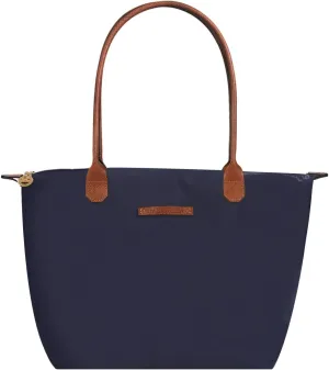 Waterproof Nylon Tote bag for Women Lightweight Designer Handbag with Zipper Stylish and Durable Purse