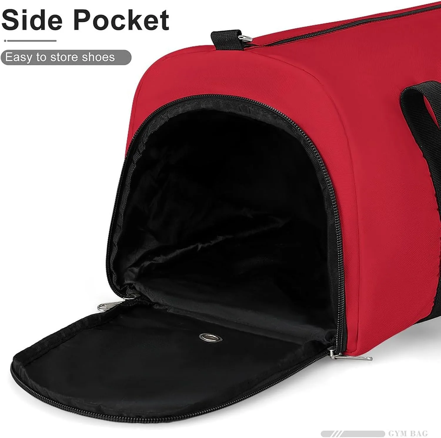 Waterproof Travel Duffel Bag Vietnam Flag for Men Women Shoe Compartment