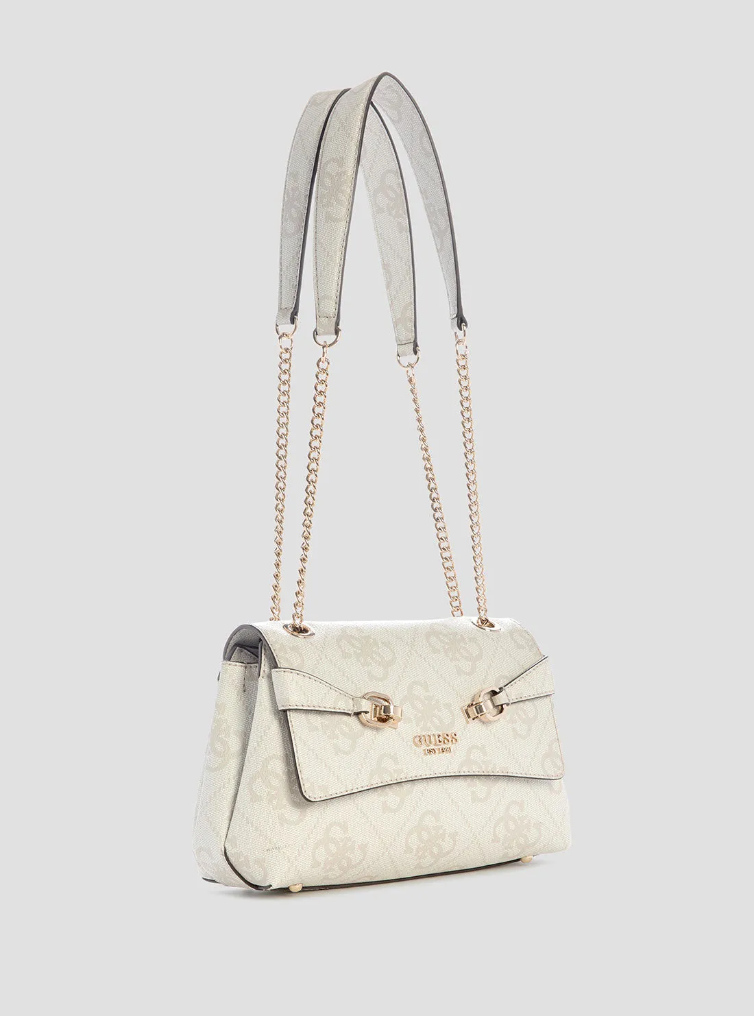 White Logo Lorelei Crossbody Bag
