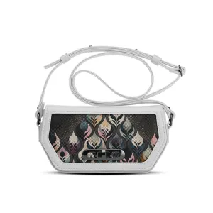 White Swag Crossbody Glowing