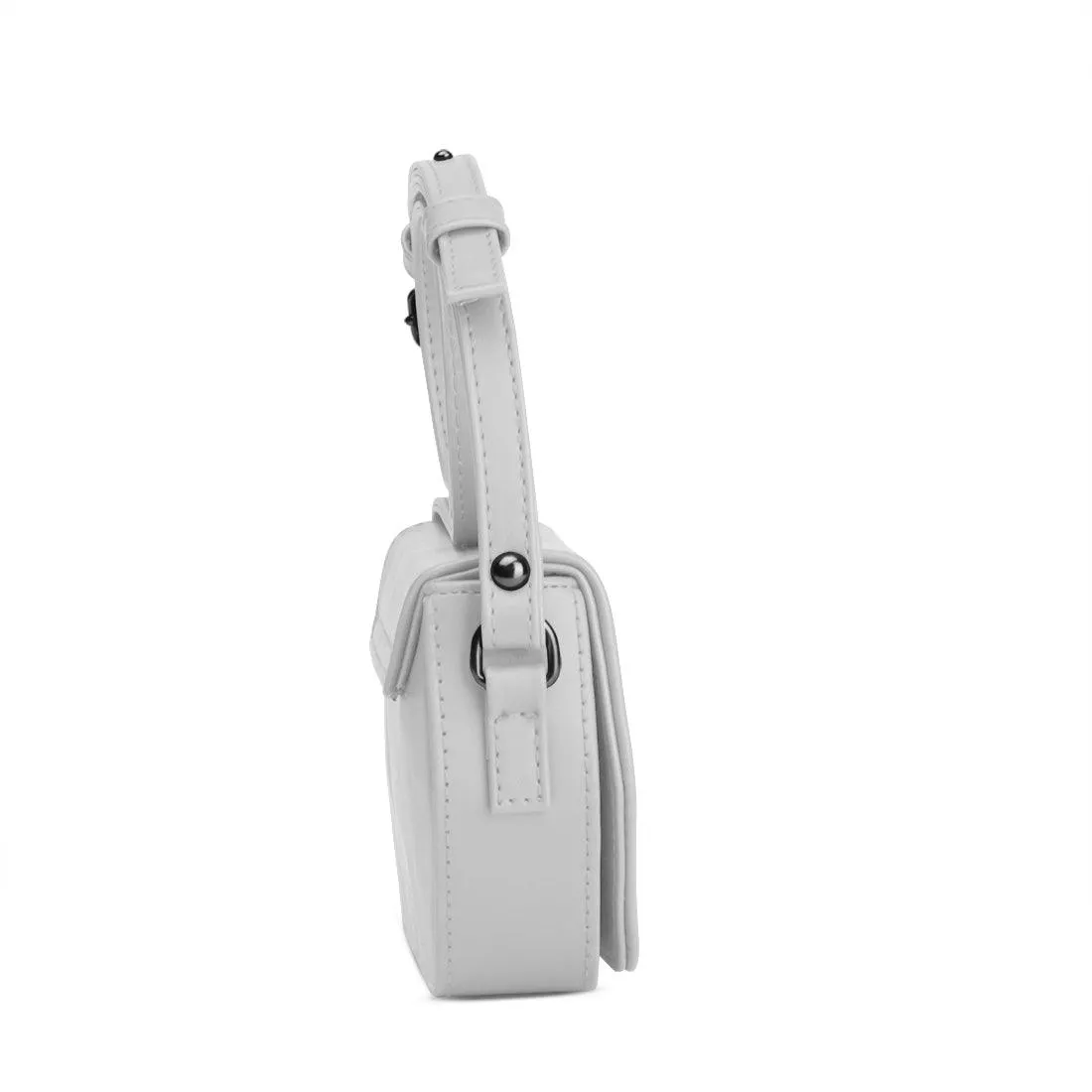 White Swag Crossbody Glowing