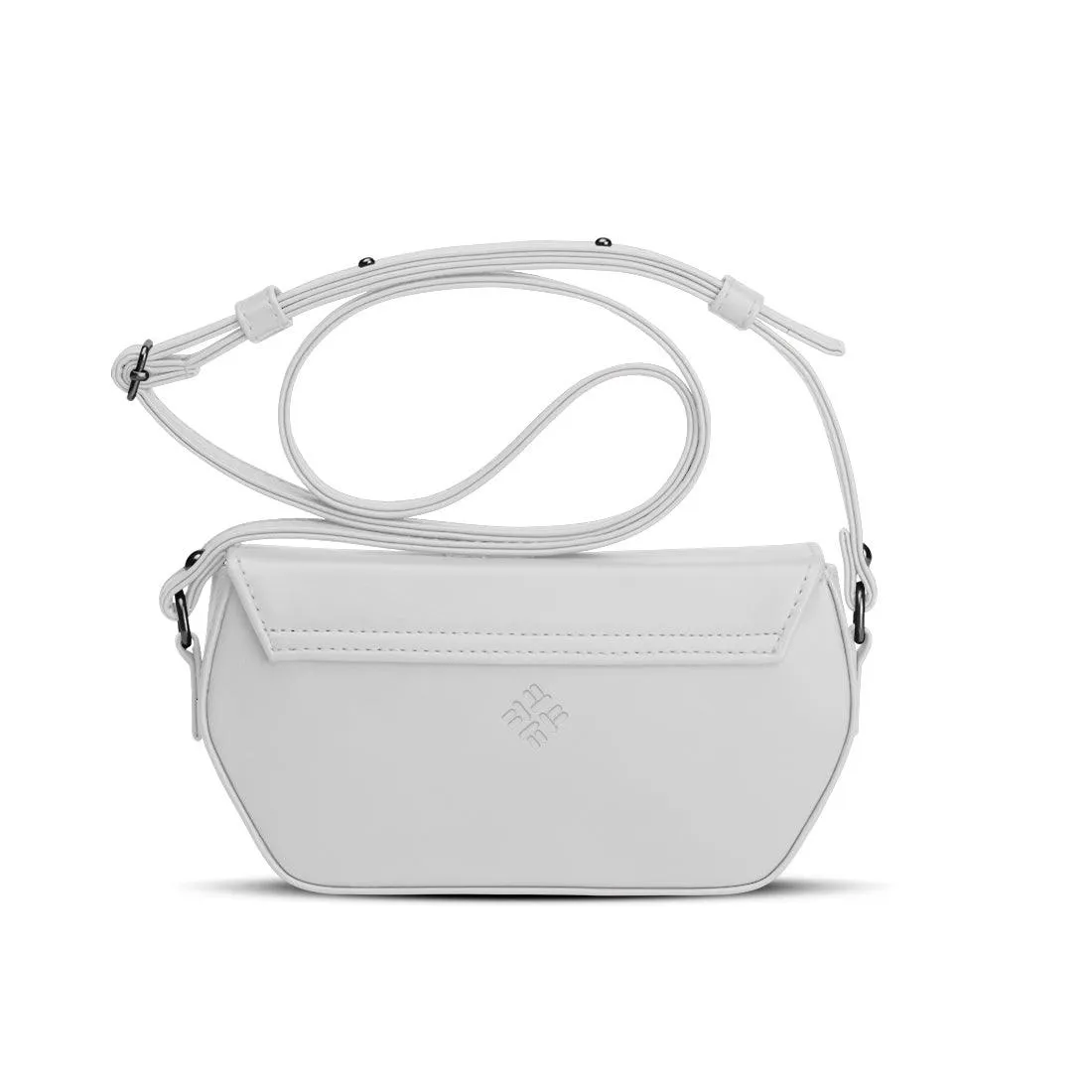 White Swag Crossbody Glowing