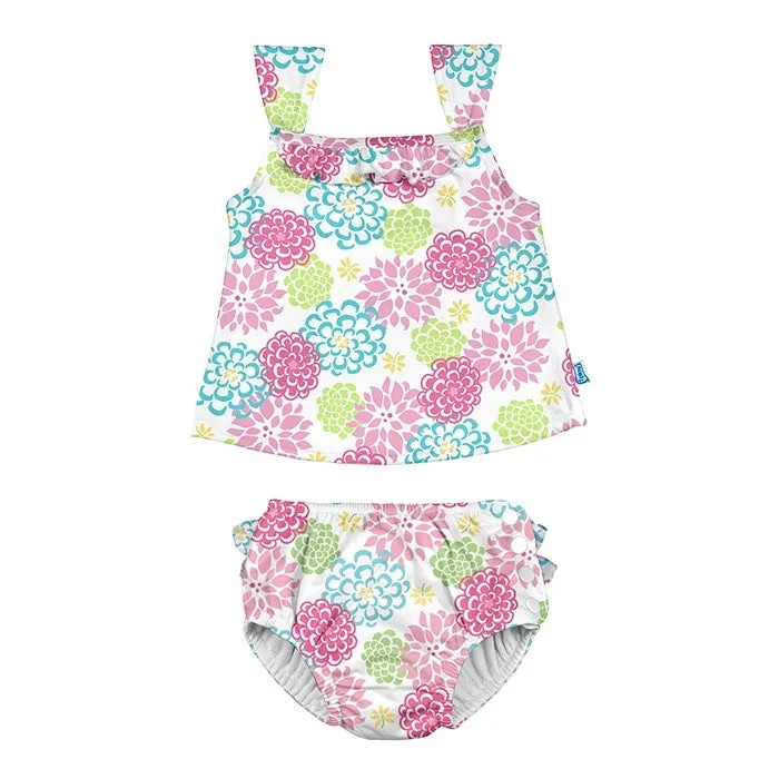 White Zinnia 2-Piece Tankini Set