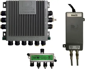 Winegard SWM-D30 Multi-Switch Kit for DIRECTV, Standard, White
