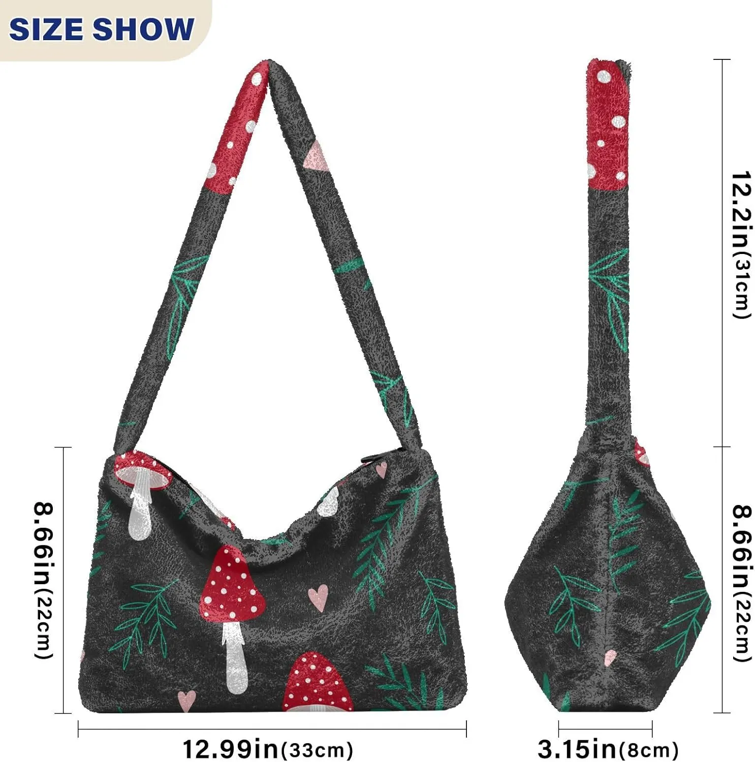 Women Boho Handbag Underarm Bag Tote Bag Shoulder Bag Crossbody Bag