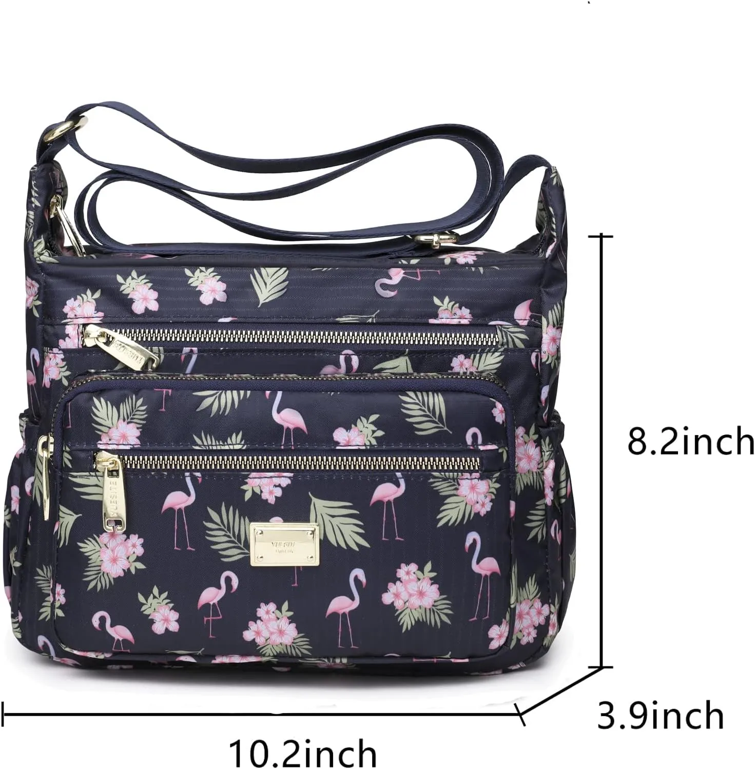 Women Shoulder Handbag Roomy Multiple Pockets Bag Ladies Crossbody Purse Tote Top Handle Satchel