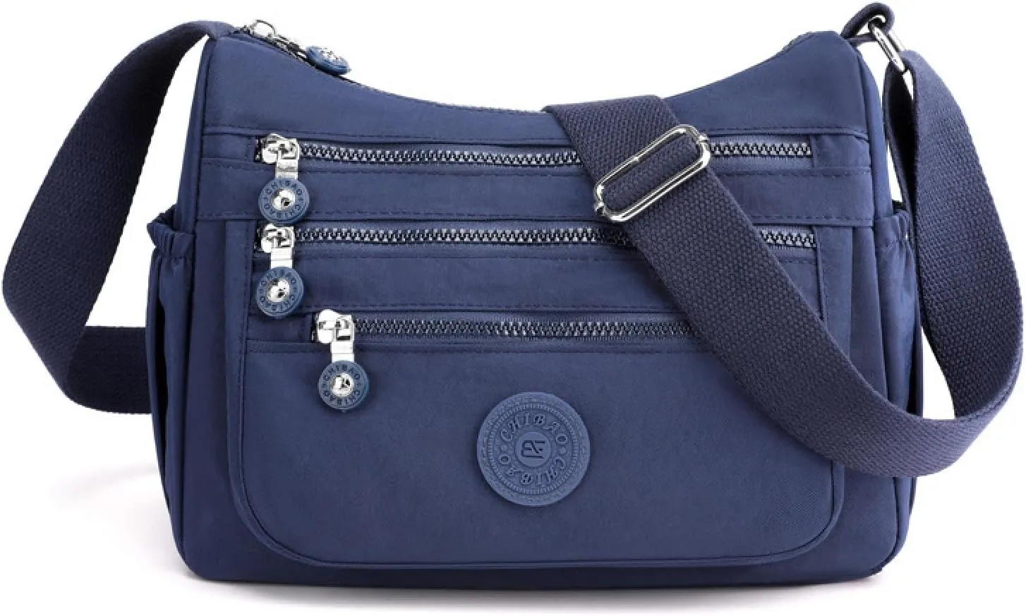 Women's crossbody bag, multi-pocket nylon cloth bag, large capacity commuter bag, shoulder bag