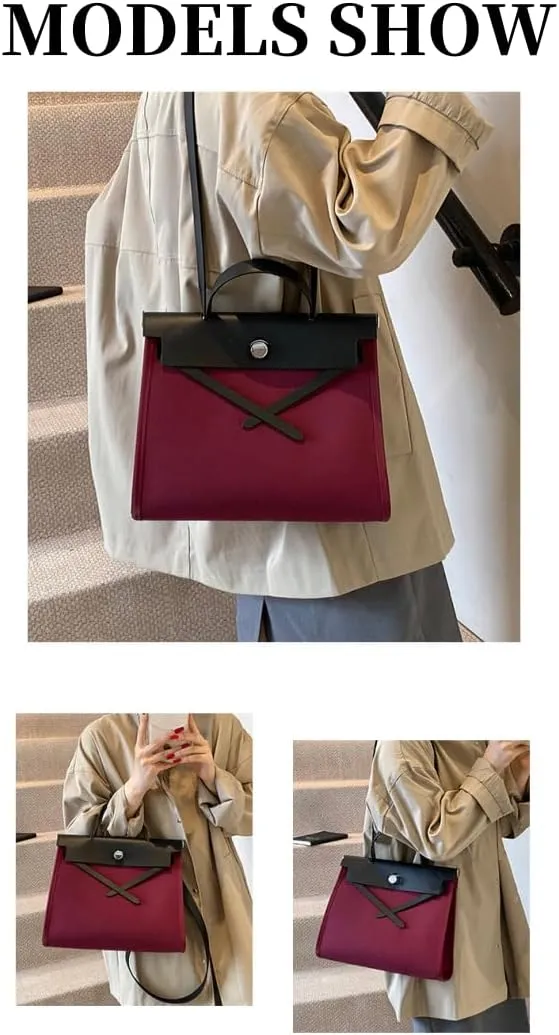 Women's Crossbody Bag with Free Zip Pouch - Adjustable Crossbody, Shoulder & Hand Carry Bag for Work,Gift